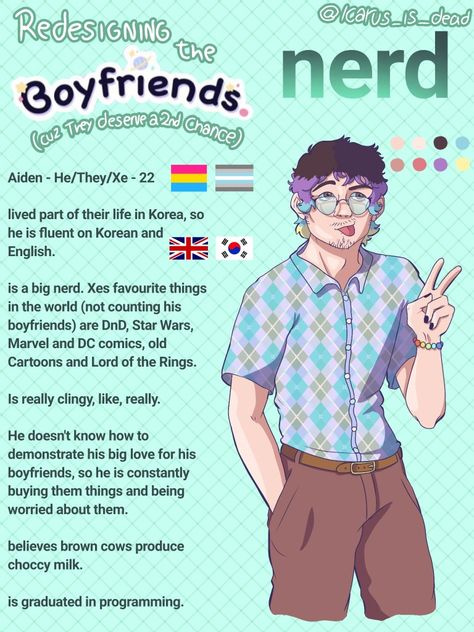 Boyfriends Redesign, Nerd Boyfriend, Boyfriends Slander, Old Cartoons, Big Love, The Bad, Love Him, Dc Comics, No Worries