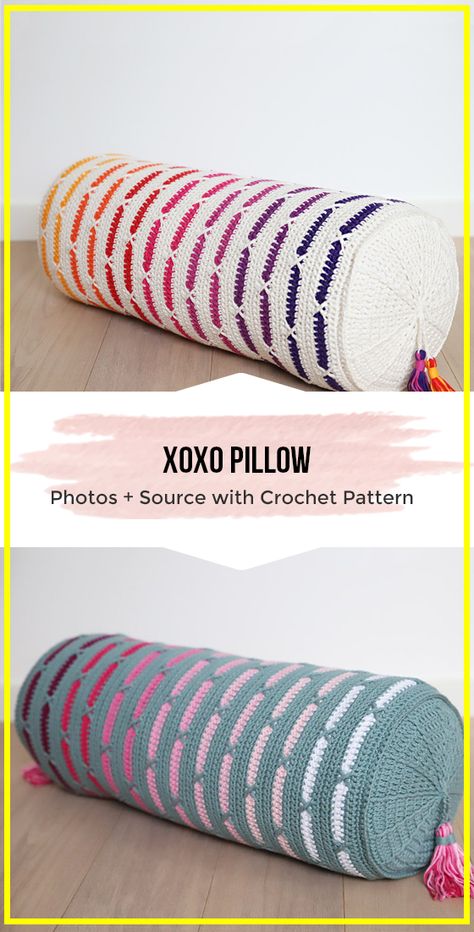 Easy Crochet Pillow, Xoxo Pillow, Crochet Pillow Case Pattern, Name Crochet, Crochet Pillow Cases, Crochet Sun Hat, Crochet Pillow Pattern, Womens Crochet Patterns, Crochet Pillows