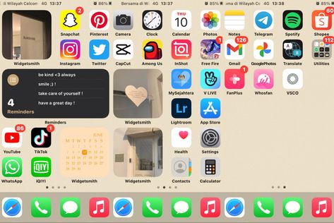 Beige Home Screen, Ipad Organizer, Beige Home, Ipad Essentials, Iphone Organization, Cream Beige, Home Screen, Take Care Of Yourself, App Icon