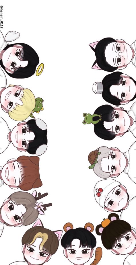 Kpop Drawings Seventeen, Ot13 Seventeen, Svt Desktop Wallpaper Hd, Seventeen Wallpaper Kpop, Seventeen Pics, Chibi Wallpaper, Pledis Seventeen, 17 Kpop, Seventeen Going Seventeen