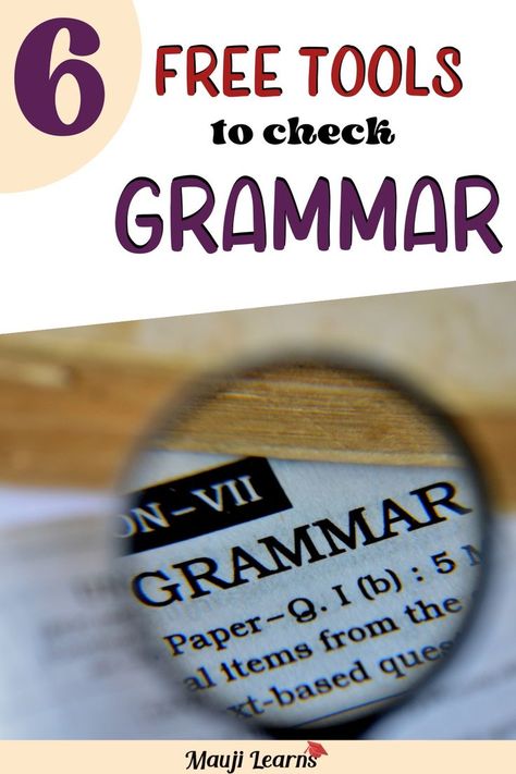 6 Free tools to check grammar Writing A Thesis, Websites For Students, Grammar Check, Grammar Errors, Good Grammar, Student Resources, Online Student, Spelling And Grammar, Book Writing Tips