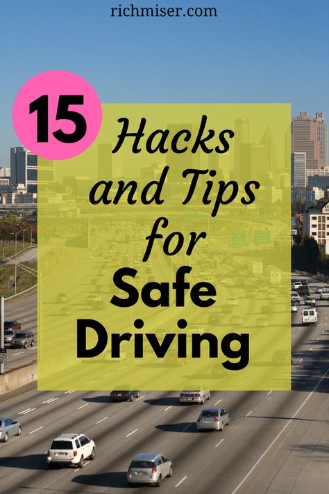 Driving Hacks, Learn Driving, Driving Test Tips, Handy Andy, Safe Quotes, Safe Driving Tips, Driving Rules, Test Tips, Defensive Driving