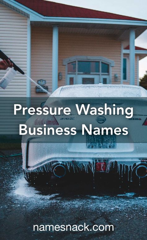 Power Washing Business Names, Pressure Washing Business Names, Power Washing House, Pressure Washing House, Pressure Washing Tips, Pressure Washing Business, Pressure Washing Services, Powerful Names, Funny Names