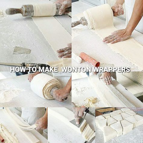 HOW TO MAKE MOLO OR WONTON WRAPPER Universaly it is known as Wonton wrapper. While here in the Philippines, we call it Molo wrapper. This recipe is a simple recipe of homemade wonton wrapper for siomai. However, if you want to make it as a business, you can also sell these molo wrappers. Pancit Palabok Recipe, Palabok Recipe, Pancit Palabok, How To Make Wontons, Wonton Wrapper Recipes, Wonton Wrappers, Pasta Maker, Filipino Food, Bread Machine