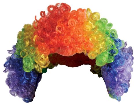 Rainbow Clown Wig (Pack of 12) Clown Fancy Dress, Rainbow Clown, Clown Wig, Toddler Fancy Dress, Dress Up Boxes, Cheap Wigs, Cute Cat Wallpaper, Clown Costume, Rainbow Items