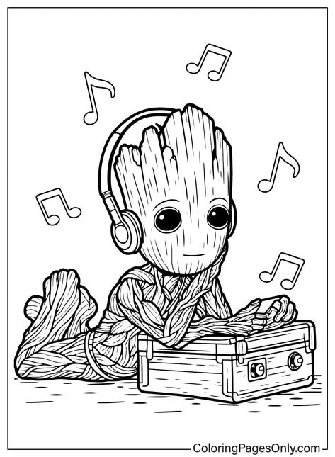 Discover your next coloring adventure! Click the link above to explore a world of coloring pages and let your creativity shine! 😀😜😎 Animation Coloring Pages, Groot Listening To Music, Groot Coloring Pages, Circus Design, Avengers Coloring, Sticker Tattoo, Witch Coloring Pages, Marvel Coloring, Superhero Coloring