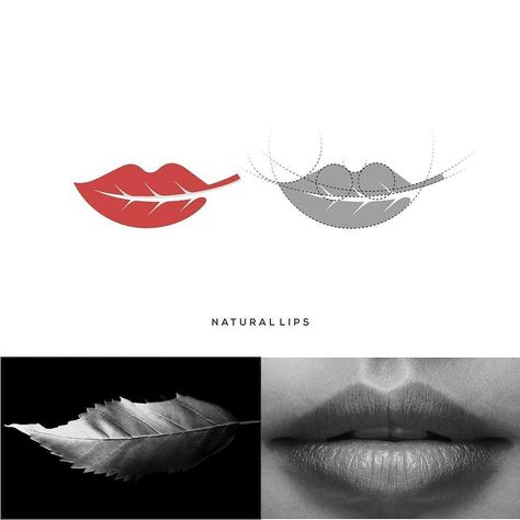 Leaves Logo Design, Leaves Logo, Lips Logo, Logo Nature, Lip Logo, Nature Logo, Eco Logo, Art Studio Room, Logo Process