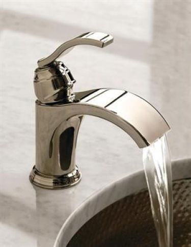 27 Unique Faucets | COCOCOZY Unique Faucets, Kohler Bathroom Faucet, Kohler Bathroom, Bathroom Faucets Waterfall, Faucet Design, Waterfall Faucet, Rustic Bathrooms, Bath Ideas, Bath Faucet