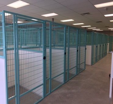 Custom dog kennels Texas - Custom Kennels in Texas - Metalink Kennels Shop With Dog Kennel, Diy Dog Boarding Kennels, Dog Breeding Kennels Ideas, Commercial Dog Kennel Ideas, Custom Kennels, Animals Sanctuary, Kennel Design, Kennel Business, Dog Kennel Flooring