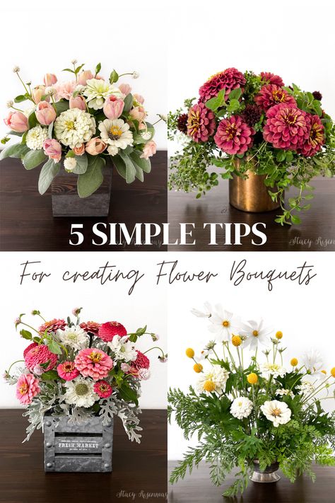 Ever wanted to create your own beautiful flower bouquets? Look no further! 🌹 Stacy Risenmay has 5 simple tips to guide you in crafting the most stunning arrangements, perfect for beginners. 🌺 Head to the blog for all the info! Beautiful Flower Bouquets, Space Flowers, Flower Arranging Tutorial, Small Flower Arrangements, Wedding Flower Design, Fresh Flower Bouquets, Long Flowers, Flower Guide, Beautiful Bouquets