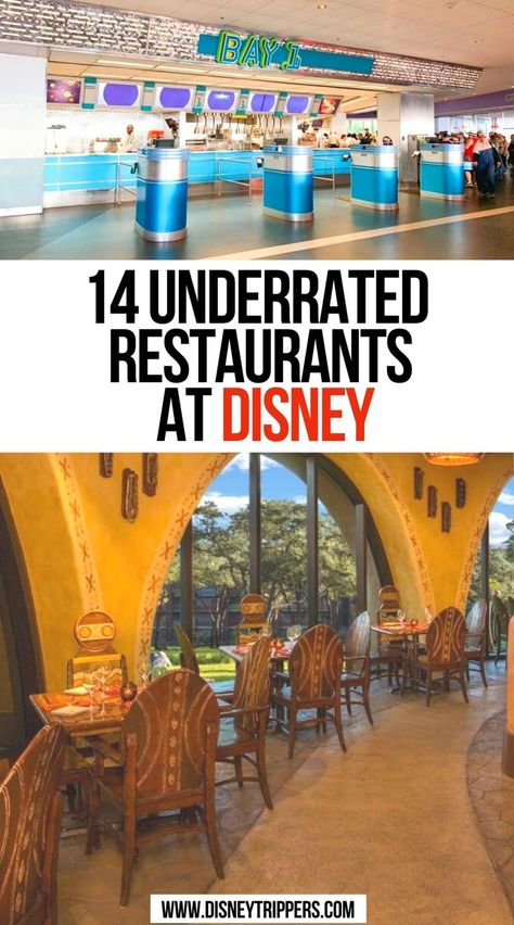 Underrated Restaurants At Disney Best Disney Restaurants, Florida Disney, Travel Disney, Disney 2023, Disney Florida, Disney Adult, Disney Recipes, Disney World Food, Disney Restaurants