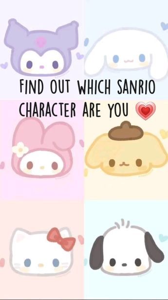 Sanrio Cute Pfp, Christmas Wishlist Ideas For Kids, Hello Kitty Personality, How To Draw Pochacco, Cute Sanrio Pictures, Make Your Own Sanrio Character, Sanrio Cute Drawing, Hello Kitty Characters Drawing, Hello Kitty Episodes