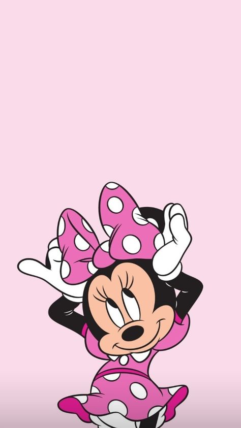 Minnie Mouse Pink Wallpapers, Minnie Mouse Aesthetic Wallpaper, Drawing Minnie Mouse, Pink Mickey Mouse, Minnie Mouse Drawing, Mouse Images, Mickey Mouse Wallpaper Iphone, Minnie Mouse Images, Minnie Mouse Pictures