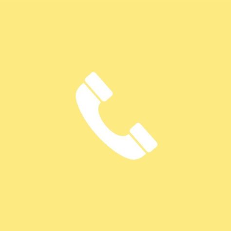 Yellow Call Icon, Call Icon, Call Logo, Android Aesthetic, About Korea, Logo Yellow, Phone Icons, Logo Icon, Aesthetic Phone