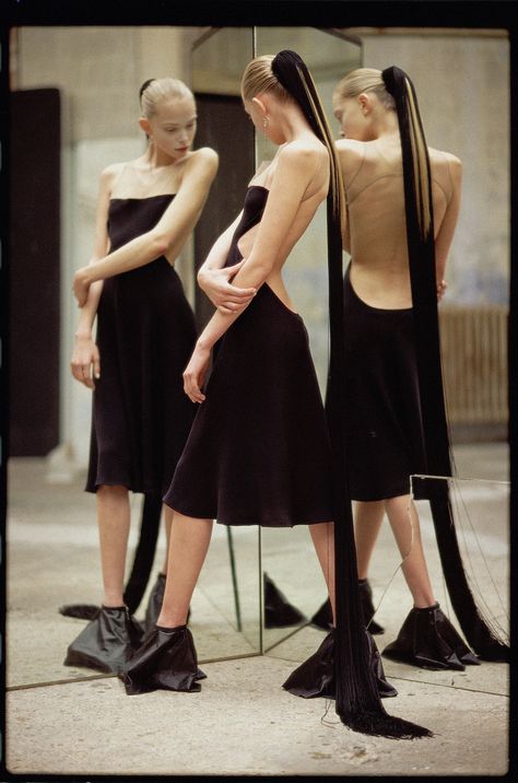 Rick Owens Editorial Photography, Rick Owens Aesthetic Moodboard, Rick Owens Campaign, Rick Owens Editorial, Rick Owens Archive, Hans Feurer, Tanya Dziahileva, Rick Owens Dress, Rick Owens Women