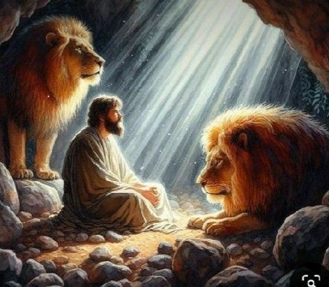 Daniel In The Den Of Lions, Daniel In Lions Den, Bible Story Pictures, Daniel In The Bible, Motion Banner, Daniel And The Lions Den, Daniel Bible, Daniel In The Lions Den, Prophet Daniel