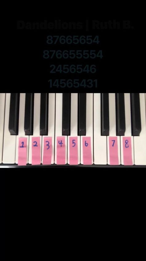 Piano Tutorials Easy, Piano Songs Chords, Piano Music With Letters, Piano Tutorials Songs, Piano Songs For Beginners, Piano Sheet Music Letters, Ruth B, Piano Music Easy, Piano Notes Songs