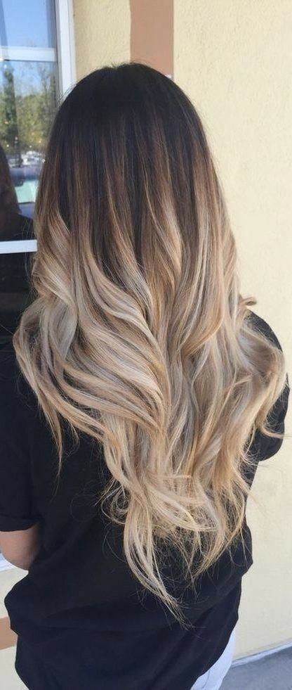 Fun Summer Hair, Ombre Hair Color For Brunettes, Hair Color Ideas For Brunettes Balayage, Balayage Straight, Hair Colors For Brunettes, Colors For Brunettes, Rambut Brunette, Chunky Highlights, Fall Hair Color Trends