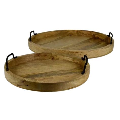 Beautiful natural wood patterns can be seen in these high quality 100% Mango Wood Home Decor Trays. Australian Interior Design Style, Feng Shui Indoor Plants, Wood Kitchen Accessories, Australian Interior, Wood Trays, Australian Interior Design, Plants Home Decor, Decorative Set, Christmas Bathroom