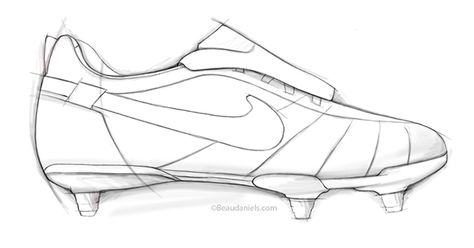 Football Boots Design Sketch, Football Boots Drawing, Football Shoes Drawing, Football Drawing Easy, American Football Cleats, Football Neymar, Soccer Drawing, Shoe Template, Sneakers Drawing