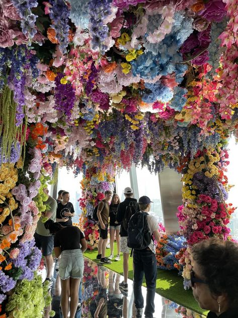 18th Debut, Immersive Exhibition, Flower Building, 2024 Inspiration, Floral Mirror, Hudson Yards, Melbourne Cup, Fashion Project, Digital Flowers