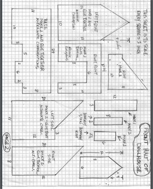 Doll House Blueprints, Diy Cardboard House Templates, Cardboard House Template Free Printable, How To Build A Doll House, How To Build A Doll House Diy, Dollhouse Blueprints, Cardboard House Template, Cardboard Dollhouse Diy, Miniature Houses Diy Cardboard