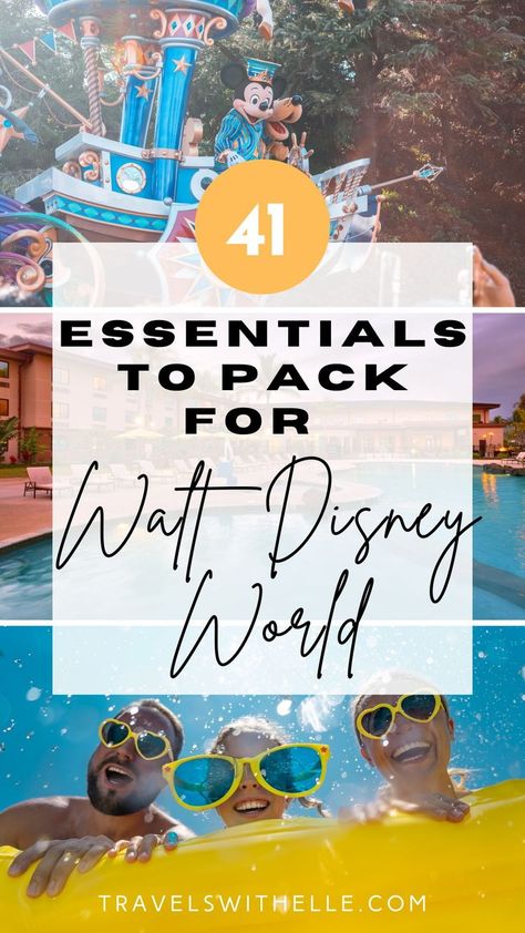 disney world packing list Disney World In December, What To Pack For Disney, Pack For Disney World, Disney World Packing List, Packing List For Disney, Disney World Packing, Usa Travel Guide, Disney World Tips And Tricks, Disney World Vacation