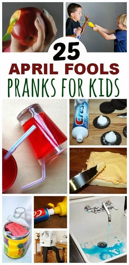 25 Hilarious April Fools Pranks To Play On The Kids- Easy & Fun Ideas That Aren't Mean Funny Pranks For Kids, April Fools Day Pranks, Prank Ideas, Pranks For Kids, April Fools Joke, April Fools Pranks, April Fool, April Fool's Day, Fools Day