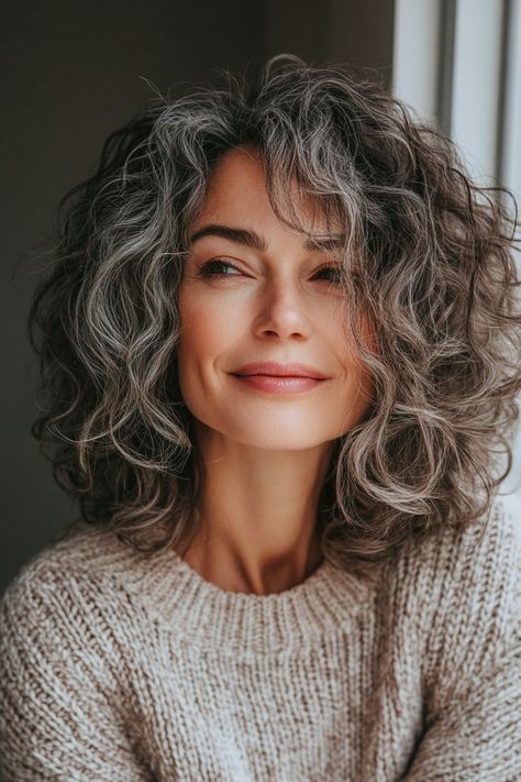 34 Gorgeous Shaggy Hairstyles for Older Women to Try in 2024 – CreativeBooster Shaggy Curly Hair, Warm Blonde Highlights, Curly Shag, Pepper Hair, Shaggy Hairstyles, Shag Cut, Older Women's Hairstyles, Short Layered Bob Hairstyles, Ash Blonde Hair Colour