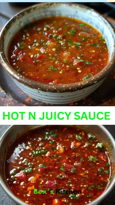 Hot n juicy sauce – Bex’s Kitchen Canning Hot Sauce Recipes, Hard Sauce, Hot Sauce Recipe, Homemade Hot Sauce, Hot Sauce Recipes, Baby Spice, Compound Butter, Spice Recipes, Health Eating