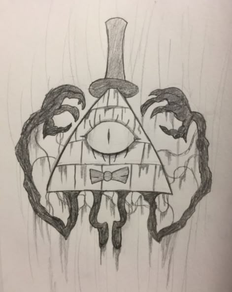 Bill Cipher Gravity Falls, Bill Cipher Sketch, Bill Cypher Drawings, Bill Cipher Drawing, Gravity Falls Drawings, Bill Cipher Art, Bill Cipher Fanart, Bill Drawing, It Drawings