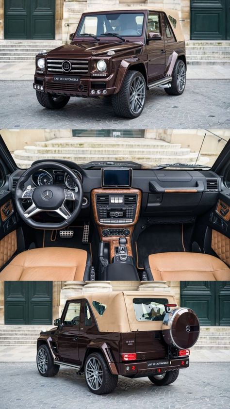 Vintage G Wagon, Aesthetic G Wagon, G Class Mercedes, Modded Cars, Brown Car, Class G, Jimny Suzuki, Luxury Car Brands, Benz G Class