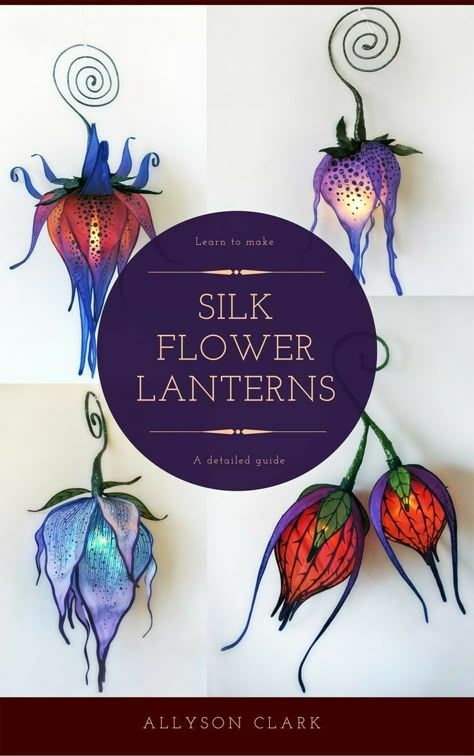 Flower Lantern, Faery Art, Fleurs Diy, Finding A Hobby, Deco Nature, Flower Lamp, How To Make Lanterns, Silk Flower, Silk Flowers