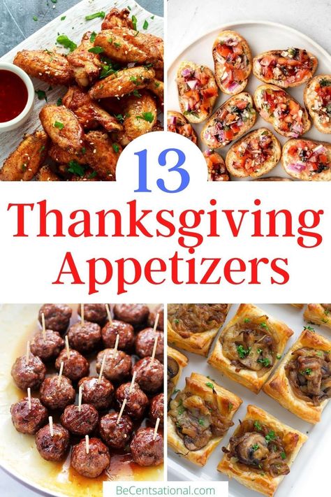 Looking for easy Thanksgiving appetizers to serve this holiday season? Try these holiday recipes for entertaining this year ready in 30 minutes. 15 Easy Thanksgiving Appetizers - something for everyone at your holiday table. Can make all of the recipes ahead of time for a stress-free holiday. Easy Thanksgiving Appetizers, Small Thanksgiving, Best Thanksgiving Appetizers, Thanksgiving Lunch, Thanksgiving Spread, Thanksgiving Appetizers Easy, Awesome Appetizers, Thanksgiving Foods, Thanksgiving Snacks