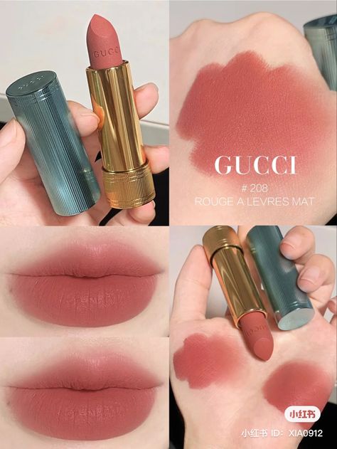 Douyin Nyx Products, Douyin Style, Gucci Lipstick, Face Transformation, Makeup Douyin, Fake Makeup, Chinese Social Media, Peach Makeup, Makeup Nails Designs