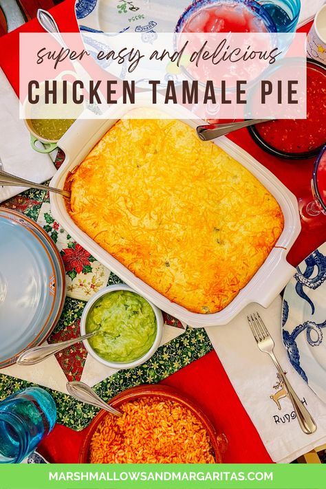 Chicken Tamale Bake, Easy Chicken Tamale Pie, Tamale Pie Chicken, Chicken Tamale Pie Delish, Chicken Tamales Casserole, Chicken Tamale Pie Jiffy, Turkey Tamale Pie, Chicken Tamale Casserole Jiffy, Easy Chicken Tamales Recipe