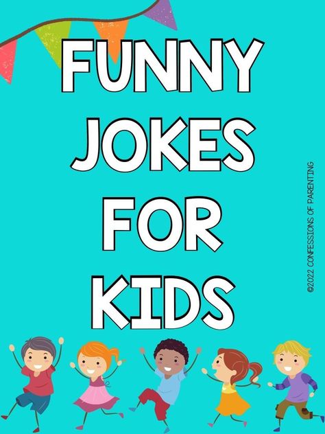 Looking for the best jokes for kids? We are sharing 250+ of the best jokes that are clean and family-friendly! No more cringing during the punch line with these jokes! Best of all you can grab our free printable jokes cards for even more laughs! Jokes For Kindergarten, Jokes For Preschoolers, Jokes For First Graders, Funny Dad Jokes For Kids, Football Jokes For Kids, Jokes For Kindergarteners, Joke Of The Day For Kids, Funny Activities For Kids, Kid Jokes Funny Hilarious