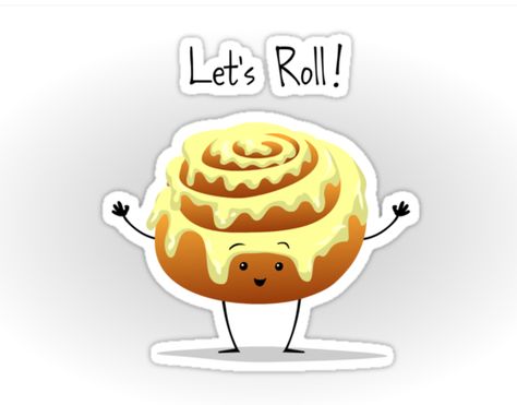 Cute Cinnamon Roll Drawing, Cinnamon Rolls Drawing Cute, Cinnamon Roll Stickers Printable, Cinnamon Roll Cartoon, Cinnamon Rolls Sticker, Rose Gold Marble Wallpaper, Cinnamon Caramel, Baking Art, Lets Roll