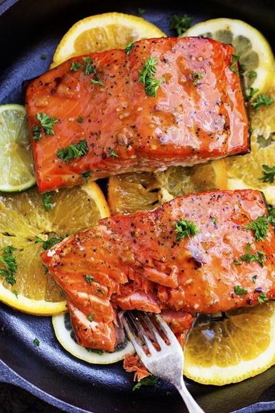 Just Like Olive Gardens Citrus Glazed Salmon Citrus Glaze, Salmon Vegetables, Summer Seafood Recipes, Keto Seafood, Dinner Summer, Food Seafood, Citrus Recipes, Seafood Entrees, Christmas Fudge