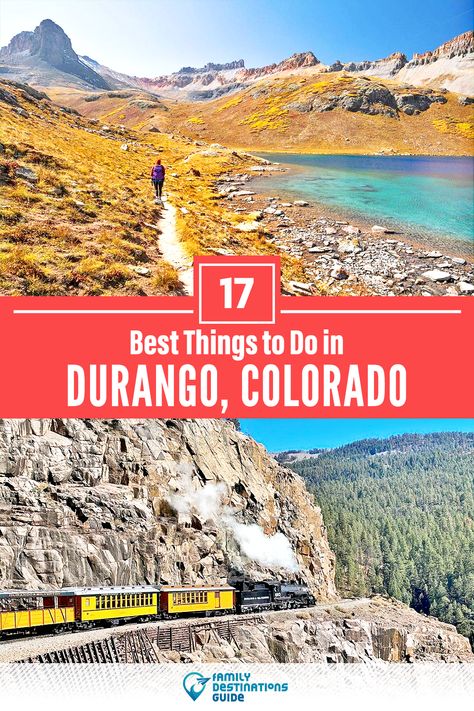 Want to see the most incredible things to do in Durango, CO? We’re FamilyDestinationsGuide, and we’re here to help: From unique activities to the coolest spots to check out, discover the BEST things to do in Durango, Colorado - so you get memories that last a lifetime! #durango #durangothingstodo #durangoactivities #durangoplacestogo Things To See In Colorado, Things To Do In Durango Colorado, Durango Colorado Summer, Broadmoor Hotel, Colorado Activities, West Coast Travel, Western Colorado, Colorado Travel Guide, Vacation 2023