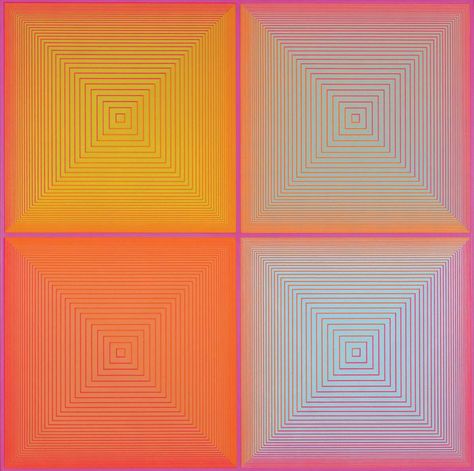 Richard Anuszkiewicz, Post Painterly Abstraction, Hard Edge Painting, Optical Art, Design Theory, Josef Albers, Colour Field, Famous Art, Wine Bar