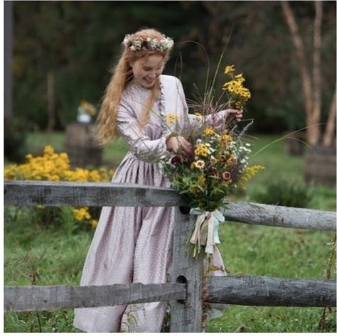 Emma Watson shares unseen photos from Greta Gerwig's Little Women The actress wears a stunning pale pink gown in one of the images Beth March, Little Women, Fence, A Woman, Flowers