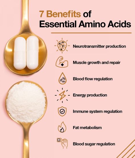 Foods With Amino Acids, Benefits Of Amino Acids, Amino Acids Food, Amino Acids Benefits, Health Benefits Of Collagen, Amino Acid Supplements, Collagen Benefits, Food Supplements, Muscle Protein