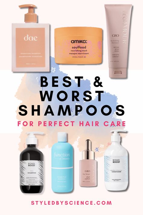 Best & Worst Shampoos for Perfect Hair Care: Dae, Amika, Vegamour, Bondi Boost, Function of Beauty. Best Shampoo And Conditioner Sephora, Best Shampoo For Dull Hair, Really Good Shampoo And Conditioner, What Are The Best Shampoos, The Best Shampoo And Conditioner For Hair Growth, Shampoo Good For Hair, Best Affordable Hair Products, Best Shampoo And Conditioner For Damaged Hair, Shampoo To Thicken Hair