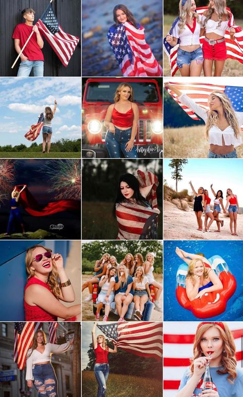 Red White And Blue Photoshoot, Patriotic Senior Pictures, Family 4th Of July Pictures, 4th Of July Photoshoot Ideas, Fourth Of July Photo Shoot, Patriotic Photoshoot, Fourth Of July Photoshoot, American Photoshoot, 4th Of July Photo Shoot