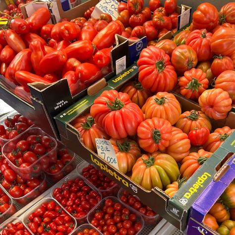 Farmers market, italy, tomato, europe, food, pizza, farm, market, shop, cook, eat, red, green, vegetables Produce Market, Food Collage, Roma Tomatoes, Yummy Comfort Food, European Summer, Grocery Store, Farmers Market, Cherry Tomatoes, Red Green