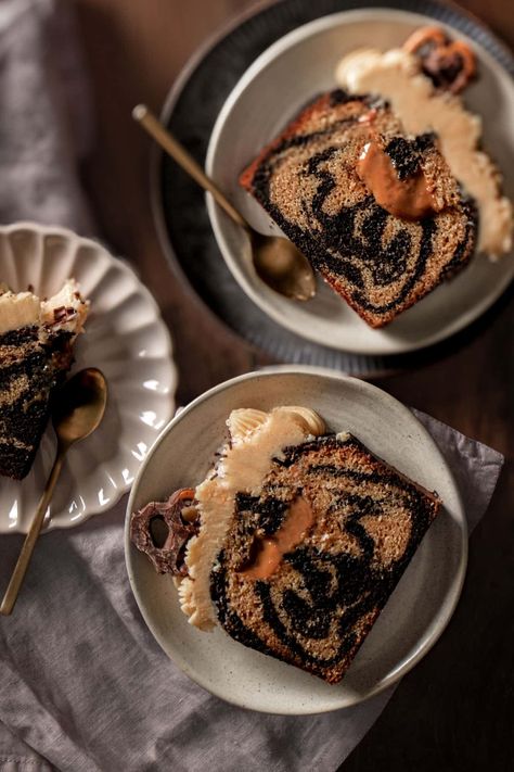 Loaf Cake Photography Styling, Caramel Loaf Cake, Pastry Photography, Carnation Caramel, Mini Loaf Cakes, Salted Caramel Buttercream, Loaf Cake Recipes, Loaf Cakes, Cake Cafe