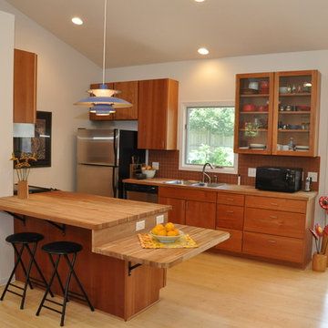 Wheelchair Kitchen, Kitchen Islands With Storage, Islands With Storage, Wheelchair Accessible Kitchen, Wheelchair House, Craftsman Kitchen Cabinets, Office Closet Organization, Fold Up Table, Accessible House