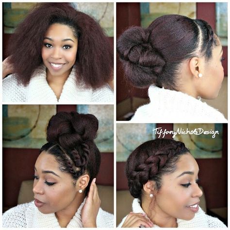 Blow Dry Natural Hair, Natural Hair Blowout, Dry Natural Hair, Twisted Hair, Makeup Tip, Blow Dry Hair, Beautiful Natural Hair, Pelo Afro, Blowout Hair