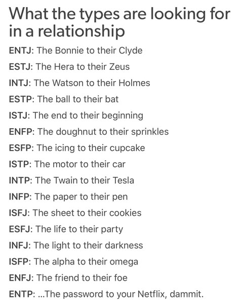 Apparently I am looking for the doughnuts to my sprinkles. No wonder I am single😂 #enfp Myer Briggs, Infp Personality Type, Enfp Personality, Intj And Infj, Intp Personality, Infj Personality Type, Intj Personality, Infp Personality, Mbti Relationships